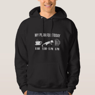 Funny Pet Crested Gecko Lizard Reptile Zoo My Plan Hoodie