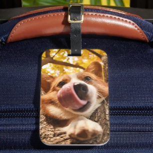 Funny Pet Custom Photo Luggage Tag