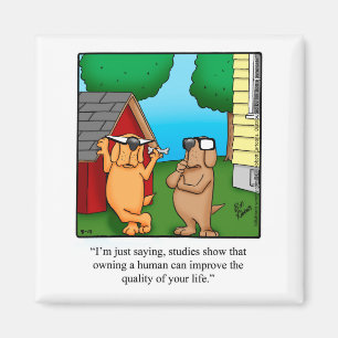 Funny Pet Dog  Humour Magnet Gift