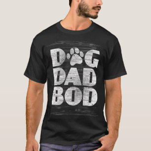 Funny Pet Owner Fitness Dog Dad Bod Tee Premium