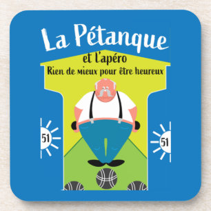 funny Pétanque gifts Coaster