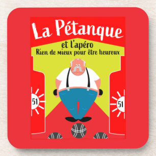 funny Pétanque gifts  Coaster