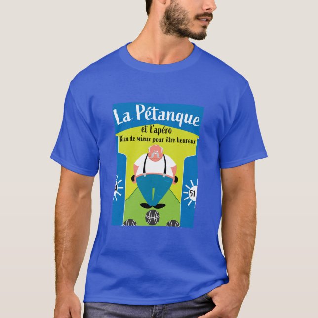 funny Pétanque gifts T-Shirt (Front)
