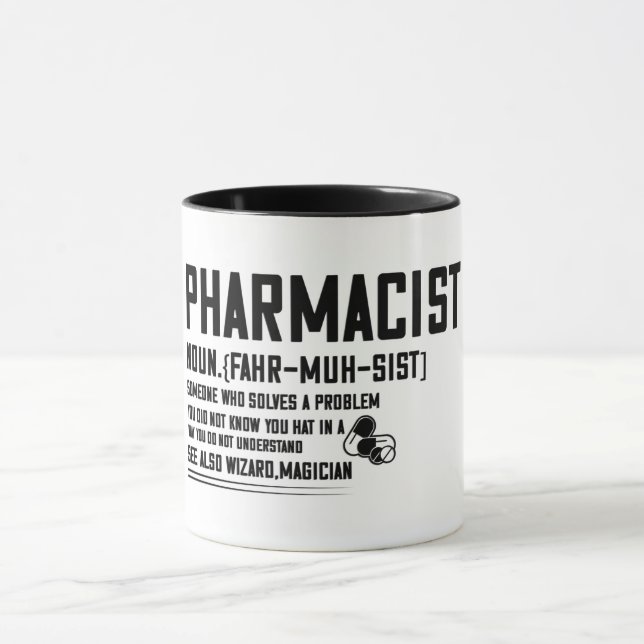Funny Pharmacist Definition Mug (Center)
