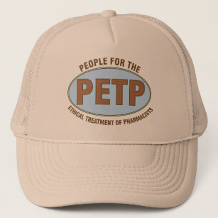 Funny Pharmacist Gifts Unique "PETP" Deisgn Trucker Hat