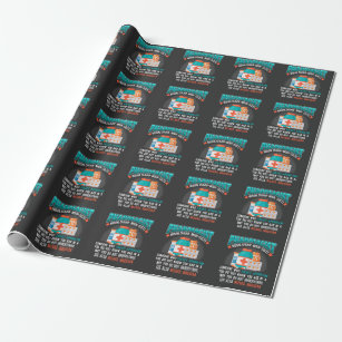Funny Pharmacist Pharmacy Profession Medicine Wrapping Paper