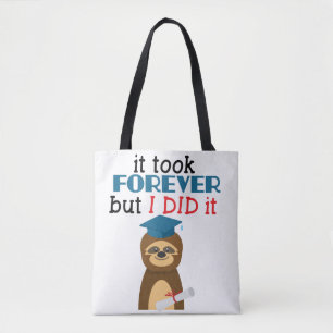 Funny PhD Masters Degree Graduation Tote Men Bag