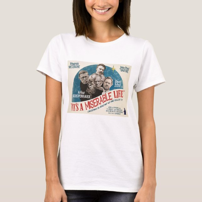 Funny Philosophy Existentialism t-shirt (Front)