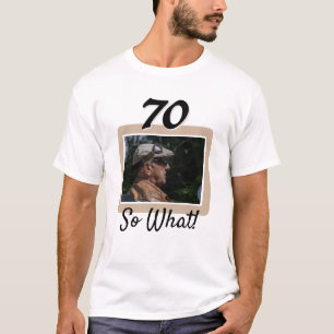 Funny Photo 70th Birthday Guest of Honour T-Shirt