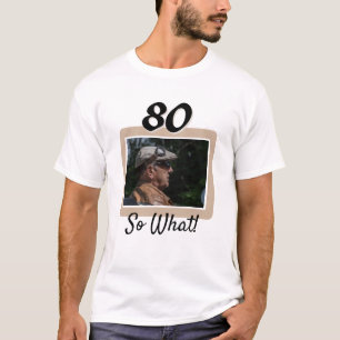 Funny Photo 80th Birthday Guest of Honour T-Shirt