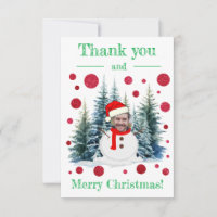 Funny Photo Face Merry Christmas and