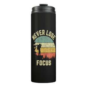 Funny Photographer Camera Never Lose Focus Thermal Tumbler