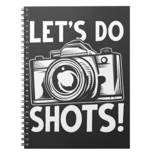 Funny Photographer Humour Camera addicted Notebook