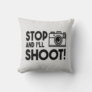 Funny Photographer Photography Camera Lover Gift Throw Pillow