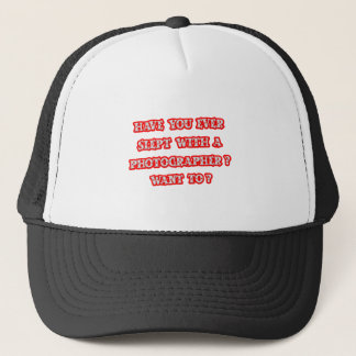 Funny Photographer Pick-Up Line Trucker Hat