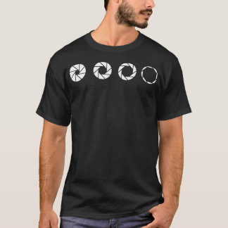 Funny Photography Camera Lens Size For Photographe T-Shirt