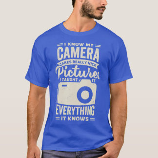 Funny Photography Camera Photographer Gift  T-Shirt