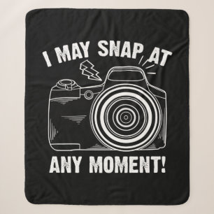Funny Photography Gift For Men Women Cool Photogra Sherpa Blanket