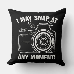 Funny Photography Gift For Men Women Cool Photogra Throw Pillow