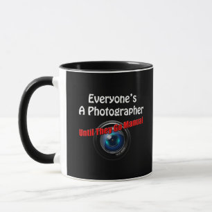 Funny Photography - Photographer Go Manual Quote Mug