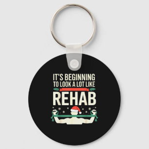 Funny Physical Therast Therapy Christmas Xmas Holi Keychain