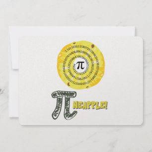 Funny PI Day 2023 Math Day Anniversary March 14  Holiday Card