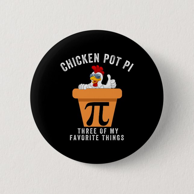 Funny Pi Day 2025  2 Inch Round Button (Front)