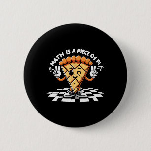 Funny Pi Day 3.14 Pie Math Teachers Coach Science 2 Inch Round Button