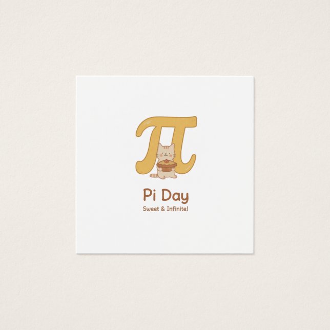 Funny Pi Day Animal with Pie – Math Lover Gift (Front)