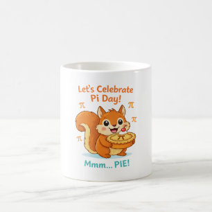 Funny Pi Day Animal with Pie – Math Lover Gift Coffee Mug