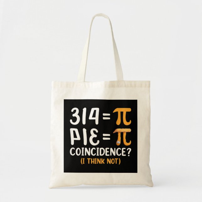 Funny Pi Day Pie Math Teachers Shirts, Pi Symbol M Tote Bag (Front)