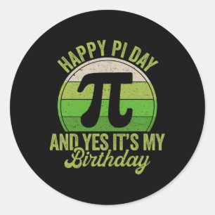 Funny Pi Day Shirts8 Classic Round Sticker