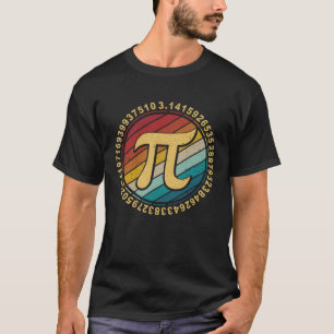 Funny Pi Day Vintage Symbol Pi Day Math Teacher T-Shirt