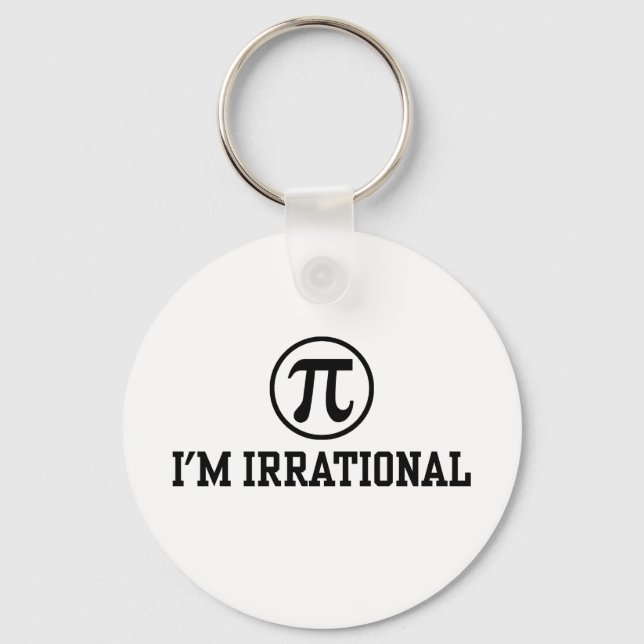 Funny Pi Keychain (Front)