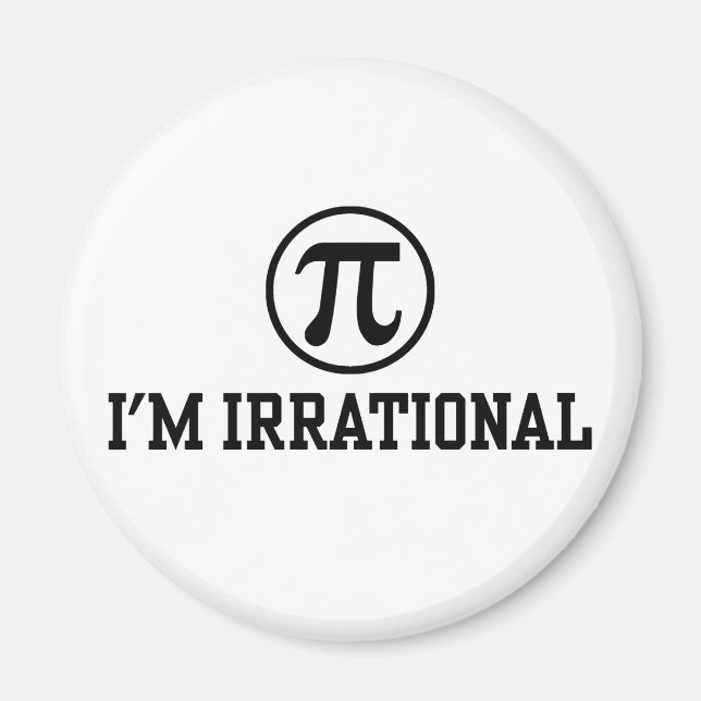 Funny Pi Magnet (Front)
