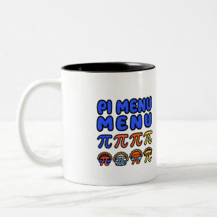 Funny Pi Menu Coffee Mug – Math Lover Gift