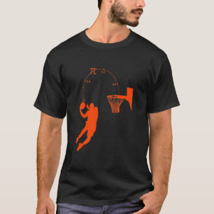 Funny Pi Number 3 141 Basketball Lover Gifts Men W T-Shirt