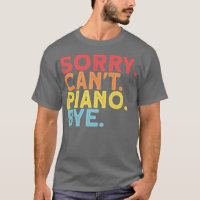 Funny Piano Player Music Lover Retro Pianist Premi