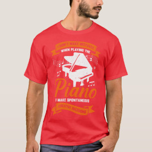 Funny Piano Player Music Pianist Gift T-Shirt