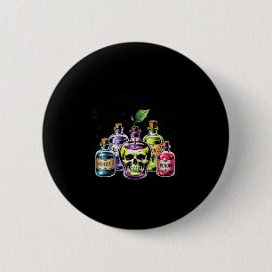 Funny Pick Your Poison Apple Halloween Gothic Prin 2 Inch Round Button