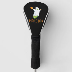 Funny Pickle Ghost Loves To Play Pickleball Golf Head Cover