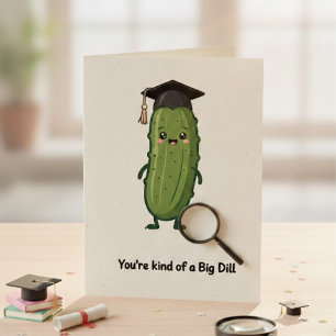 Funny Pickle Graduation High School Downloadable Card