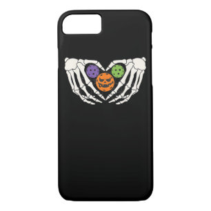 Funny Pickle Halloween Skeleton Hands Heart Pumpki Case-Mate iPhone Case