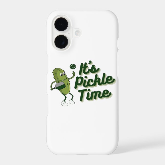 Funny Pickle Playing Pickleball  (Back)