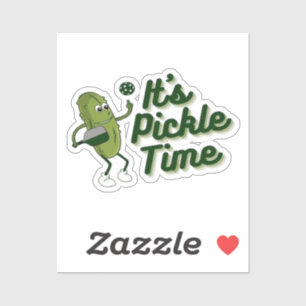 Funny Pickle Playing Pickleball 