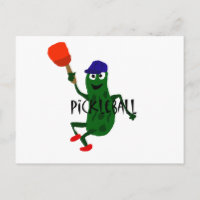 Funny Pickle Playing Pickleball
