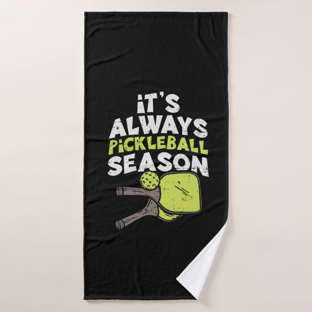Funny Pickleball (Serviette de bain)