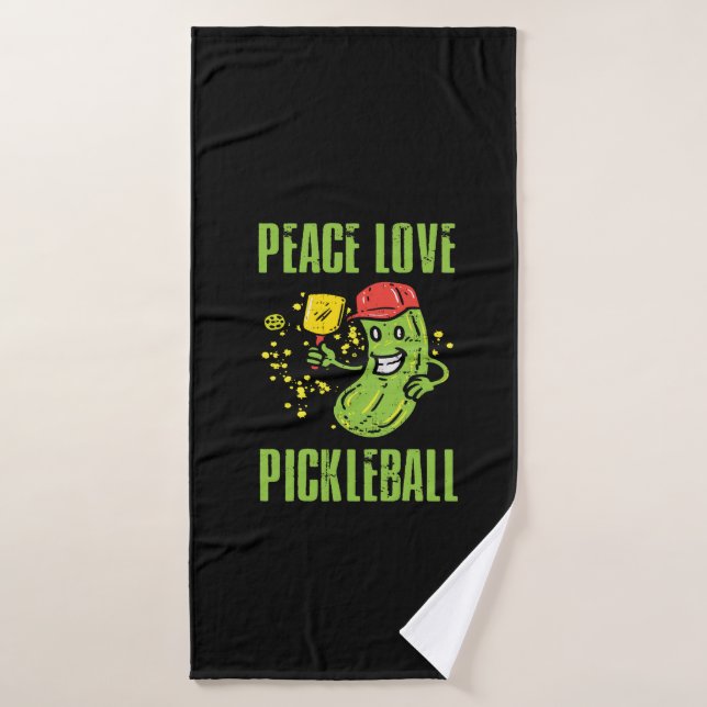Funny Pickleball (Serviette de bain)