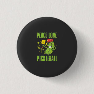 Funny Pickleball 1 Inch Round Button