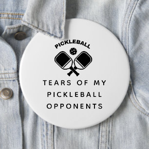 Funny  Pickleball  6 Inch Round Button